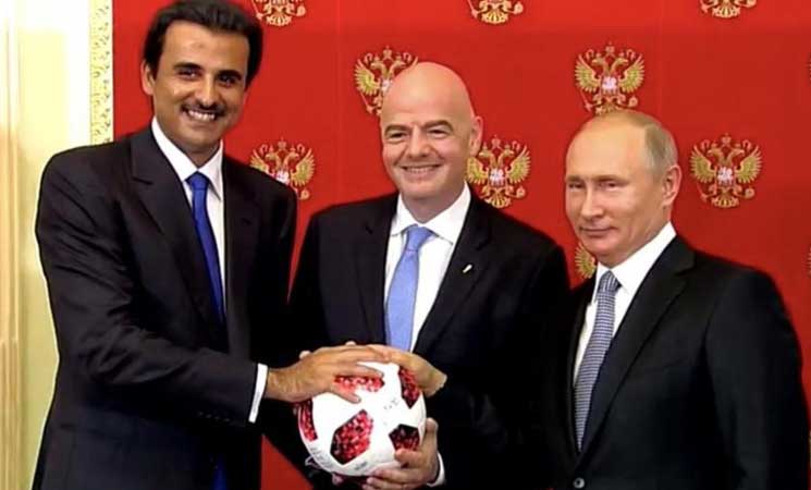 Photo of روسيا تسلم راية استضافة كأس العالم إلى قطر