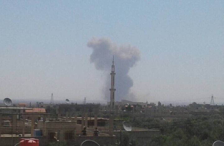 Photo of انفجارات بمخازن سلاح للنظام بدرعا وأنباء عن قصف إسرائيلي