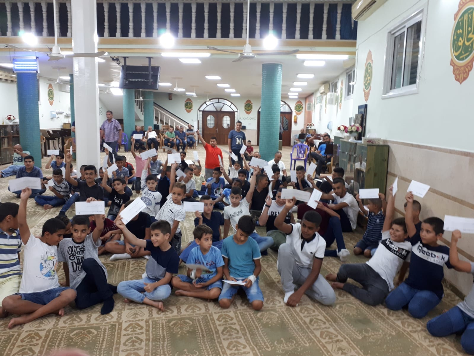 Photo of كفر قرع: تكريم الطلاب المواظبين على صلاتي الفجر والعشاء في المسجد