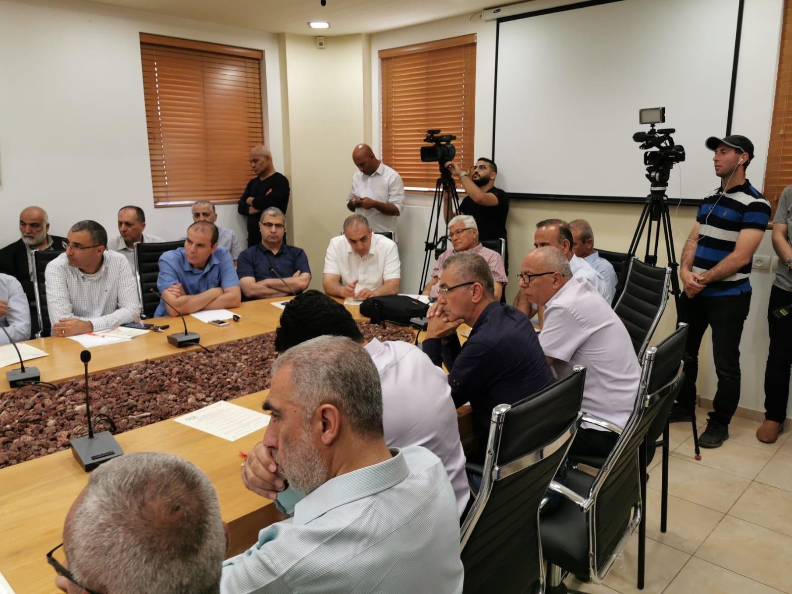 Photo of جلسة طارئة للمتابعة في باقة الغربية لاتخاذ قرارات تصعيدية لمواجهة العنف