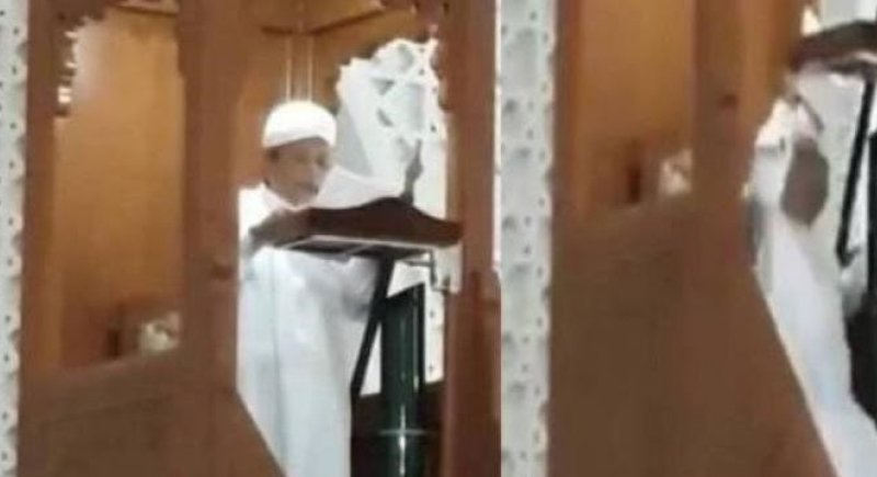 Photo of فيديو: وفاة إمام ماليزي فوق المنبر أثناء خطبة الجمعة