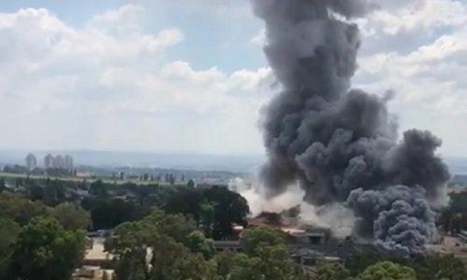 Photo of حريق بمستودع تابع للصناعات العسكرية الإسرائيلية في مركز البلاد