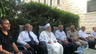 Photo of عرابة: وفد مقدسي برئاسة الشيخ عكرمة صبري يعزّي في المرحومة آية نعامنة