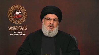 Photo of نصر الله: ردنا على العدوان الإسرائيلي أمر محسوم