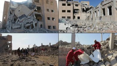 Photo of الصليب الأحمر: غارة التحالف على سجن باليمن قتلت أكثر من 100