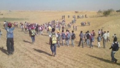 Photo of النقب: إضراب واعتصام بقرية أم نميلة احتجاجا على عدم وجود سفريات تنقل الطلاب