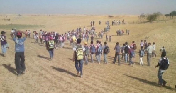 Photo of النقب: إضراب واعتصام بقرية أم نميلة احتجاجا على عدم وجود سفريات تنقل الطلاب