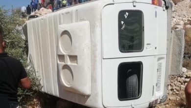 Photo of إصابة 13 طفلا في انقلاب حافلة قضاء بيت لحم