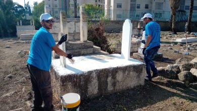 Photo of تنفيذ 9 مشاريع في معسكر الرباط في اللد بينها ثلاث مقابر إسلامية