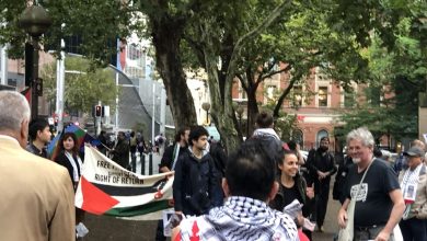 Photo of مظاهرة في سيدني رفضا لصفقة ترمب