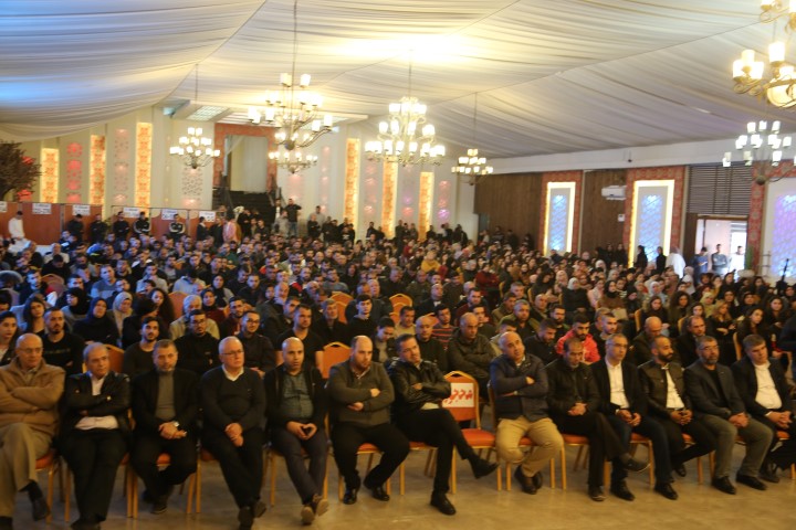 Photo of المئات في حفل توزيع منح الصندوق القُطري  على اسم المرحومين “أحمد شريم ومريم سليمان”