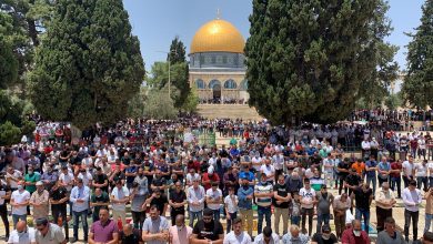 Photo of شاهد: شعائر خطبة وصلاة الجمعة من المسجد الأقصى المبارك
