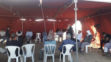 Photo of خربة الوطن: خيمة الاعتصام تستضيف الباحث صالح لطفي في ندوة ثقافية