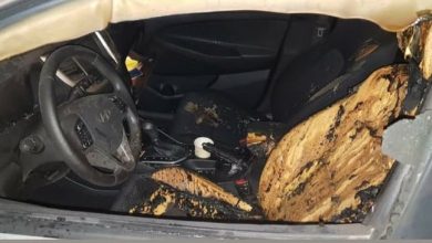 Photo of كفرمندا: إضرام النار بسيارة محاسب المجلس