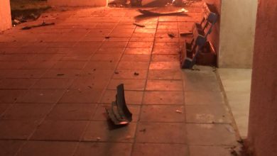 Photo of اصابتان بانفجار مركبة في اللد