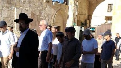 Photo of مستوطنون يقتحمون باحات المسجد الأقصى