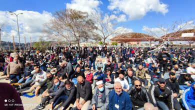 Photo of ام الفحم تحتضن ابناء الداخل الفلسطيني في صلاة حاشدة
