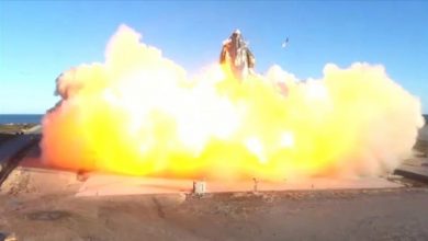 Photo of انفجار صاروخ شركة “سبيس إكس” العملاق للمرة الرابعة