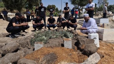 Photo of تشييع جثماني الشهيدين خليل عوض وابنته نادين من دهمش