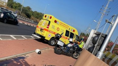 Photo of الطيرة: مصرع سائق دراجة نارية بحادث طرق