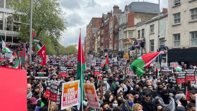 Photo of عشرات الآلاف ينتصرون لفلسطين في لندن ومدن بريطانية عدة