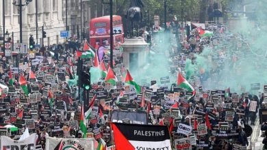 Photo of 200 ألف يتظاهرون في بريطانيا دعما لفلسطين