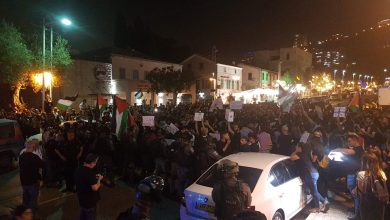 Photo of حيفا: قمع واعتقالات في مظاهرة تضامنية مع الشيخ جراح