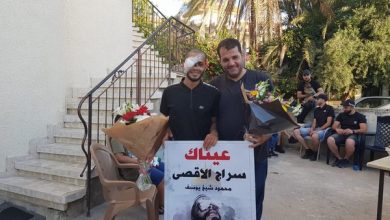 Photo of الشبيبة الطيباوية في زيارة للشاب محمود شيخ يوسف الذي فقد عينه برصاص الاحتلال