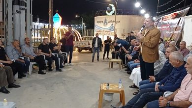 Photo of وفود كبيرة تحضر الى خيمة التضامن مع الشيخ كمال خطيب