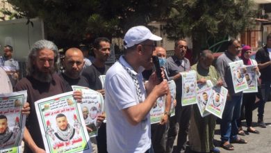 Photo of بيت لحم: وقفة تضامنية مع الأسير المضرب عن الطعام الغضنفر أبو عطوان