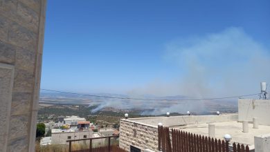 Photo of ام الفحم: اندلاع حريق هائل في منطقة سويسة