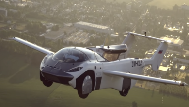 Photo of بنقرة زر واحدة تحولت الطائرة لسيارة رياضية