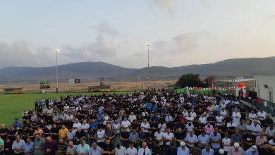 Photo of البعينة: المئات يؤدون صلاة عيد الأضحى في المعلب البلدي