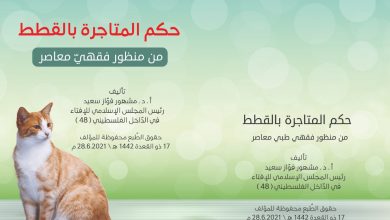 Photo of بحث فقهي جديد للأستاذ الدكتور مشهور فوّاز