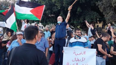 Photo of وقفة دعما للأسرى المعتقلين في الناصرة