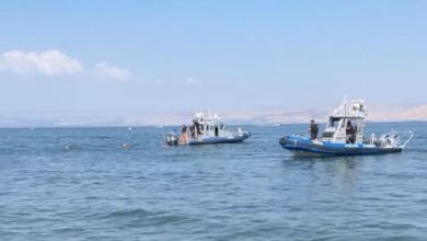 Photo of انتشال جثة شاب غرق في بحيرة طبرية بعد ساعات من عمليات البحث