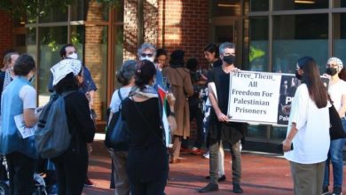 Photo of وقفة تضامنية مع الأسرى في مدينة بوسطن الأميريكية