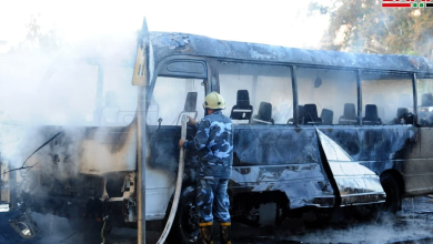 Photo of تفجير حافلة عسكرية سوريّة وسط العاصمة دمشق