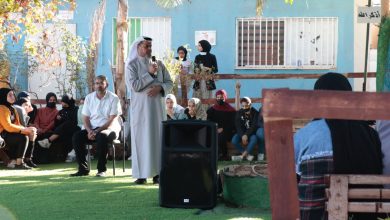 Photo of الشيخ أسامة العقبي في محاضرة عن آفة العنف في ثانوية “المجد” في قرية شقيب السلام