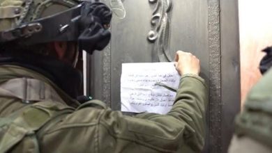 Photo of الاحتلال يخطر بوقف البناء في تسعة مساكن جنوب قلقيلية