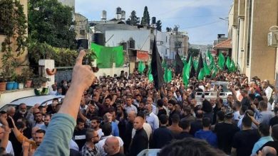 Photo of تشييع مهيب للقائد الوطني وصفي قبها بجنين