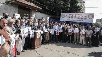 Photo of خيمة تضامنا مع الأسرى المضربين عن الطعام في غزة