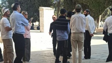 Photo of مستوطنون يقتحمون المسجد الأقصى ويؤدون طقوسًا تلمودية (ًصور)