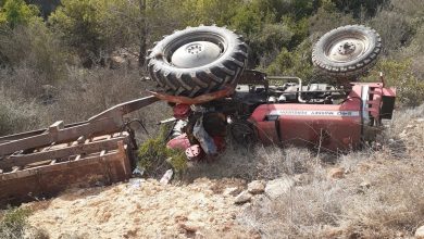 Photo of عرابة: مصرع شاب بانقلاب جرار