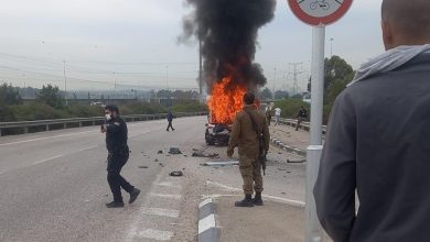 Photo of انفجار سيارة في مفرق كفر قاسم وإصابة شاب من جلجولية