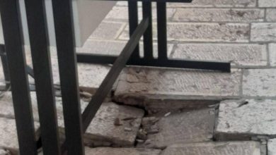 Photo of انهيار جزء من أرضية منطقة باب الحديد في القدس