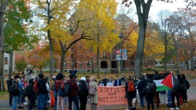 Photo of حملة بجامعة هارفرد الأمريكية لمقاطعة رحلة مجانية لإسرائيل