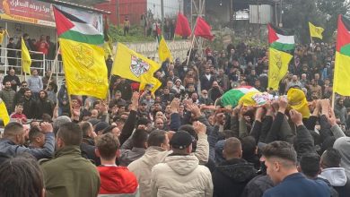 Photo of آلاف الفلسطينيين يشيعون الشهيد أحمد سيف في نابلس