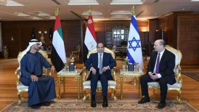 Photo of لقاء ثلاثي في شرم الشيخ يجمع السيسي وبن زايد وبينيت