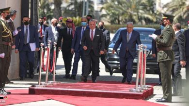 Photo of العاهل الأردني يلتقي رئيس السلطة محمود عباس برام الله